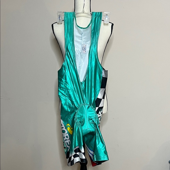 Bianchi Santini Other - Vintage Bianchi Santini MaTeal Cycling Bib Shorts Made in Italy